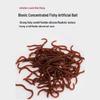 Red Worm Imitation Fish Bait - Soft, Fishy Scented Lure for Fishing