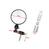 Universal Motorcycle Mirrors 3 Inch Round Folding Bar End Side Mirror Rearview Mirror For 22MM Handlebar