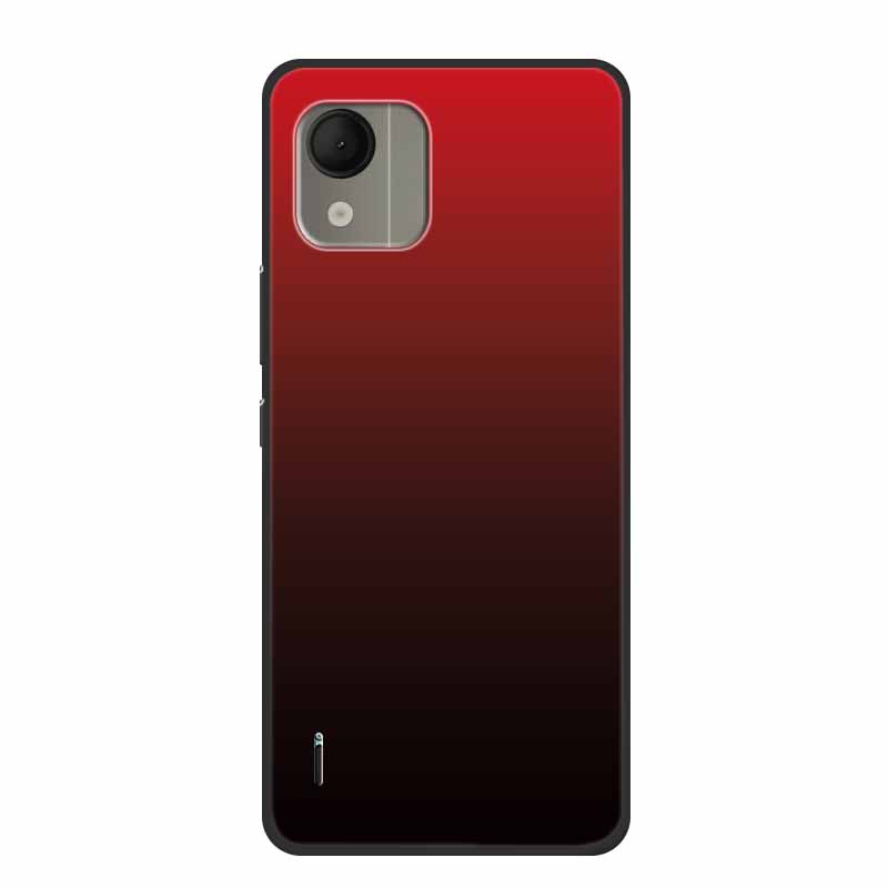 For Nokia C110 4G Case Luxury Silicone Back Cover for NokiaC110 Phone Coque C110 2023 Protector Shockproof Colorful Capas Bumper