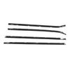 4PCS Car Door Window Weatherstrip Windproof Dustproof Water Resistant Decorative 82210 2L000 for