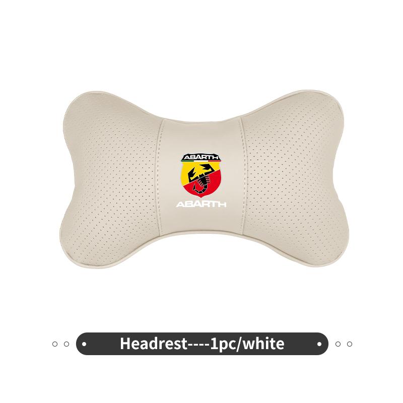 Car Seat Back Head Neck Pillow Cushion Headrest Lumbar Support For Abarth FIAT 500 Ducato Stilo Palio UNO Astra Bravo Tipo