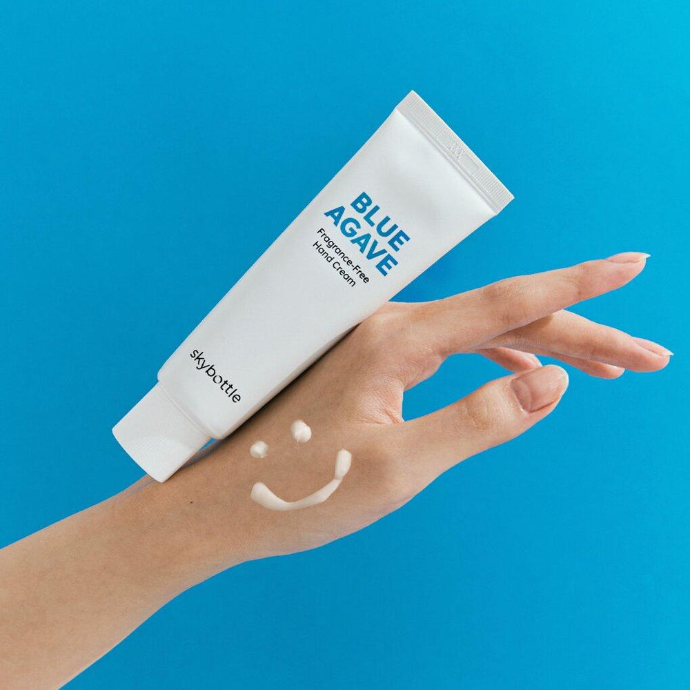 SkyBottle Blue Agave Fragrance-Free Hand Cream 50mL