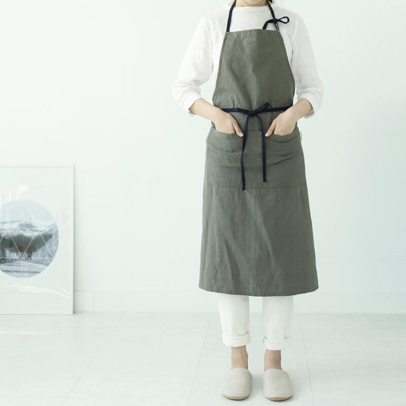 Lily Linen One-Piece Apron