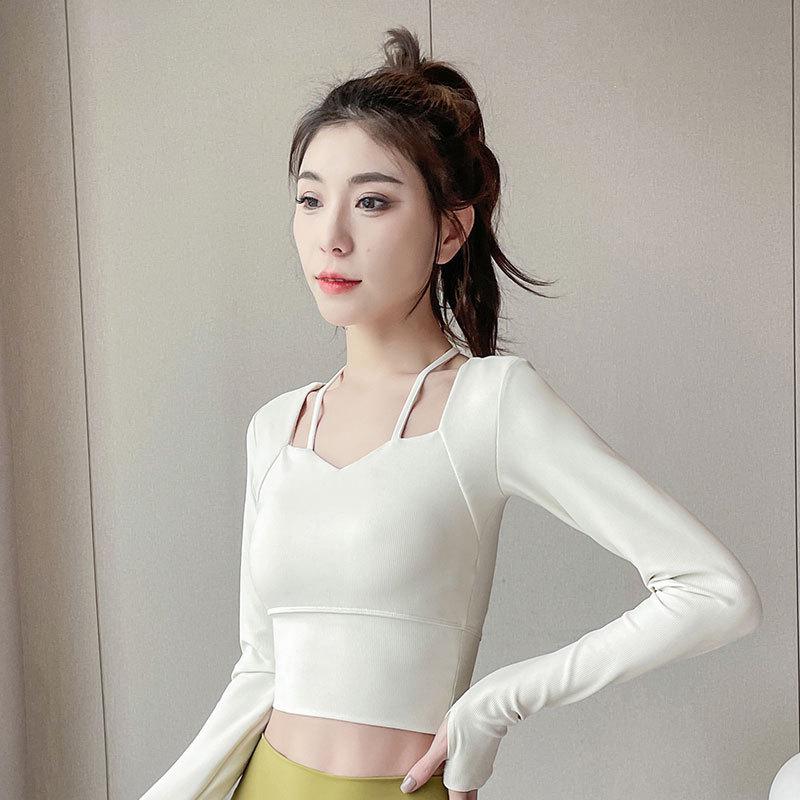 Women's Summer Yoga Suit Set: Padded Sports Top & Pilates Pants