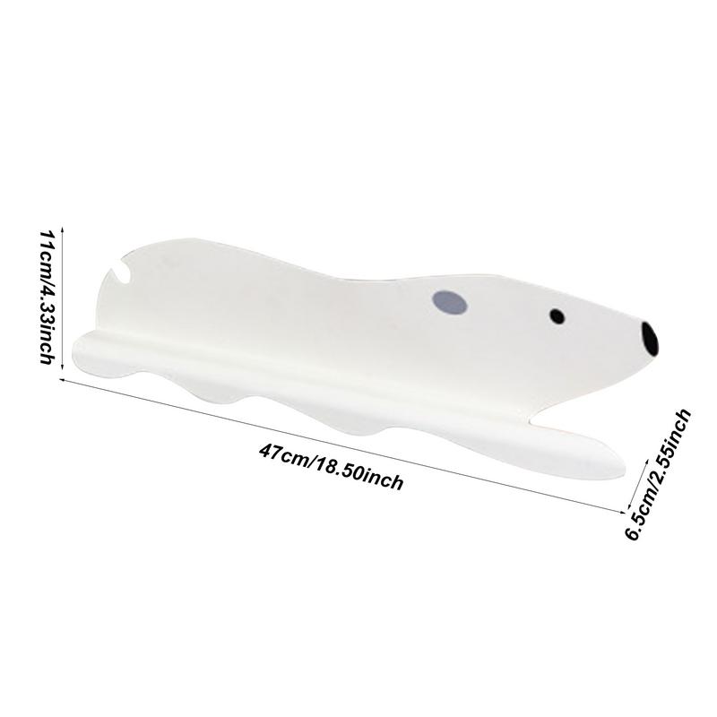 Sink Splash Guard Polar Bear Shape Non-slip Suction Cup Anti-Splash Dish Vegetable Washing Water Baffle Board Kitchen Supplies