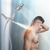 MakeFit Filtered Shower Head with Handheld Combo - Dual 2-in-1 Spa System with Massage Shower and 10 Modes Hand Held Shower High Pressure with Built
