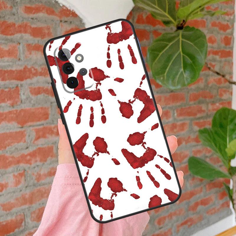 HALLOWEEN BLOODY SPLATTER Cover For Samsung Galaxy A55 A35 A25 A15 A52 A32 A12 A14 A34 A54 A51 A71 A13 A33 A53 Case