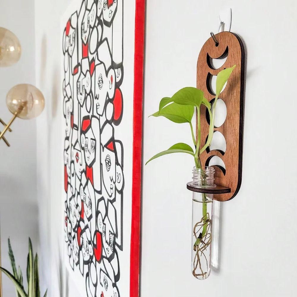 Plant Storage Rack Wall Hanging Vase Hydroponic Containe Hanging Planter  Home/Office Decor