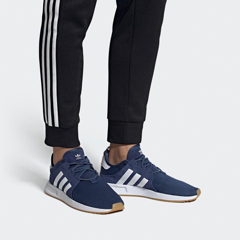 Adidas Oryginalne X_PLR Materiał Klasyczne Sportowe Amortyzujące Antypoślizgowe Niskie Buty Lifestyle Casual Męskie sneakers Niebiesko-Białe EF5487