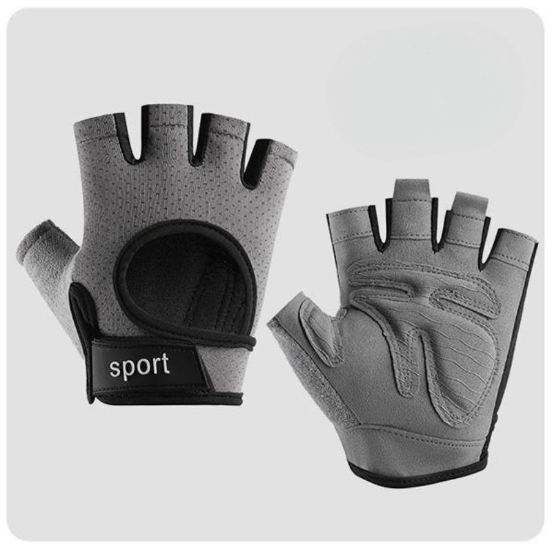 Fitness Gloves for Men and Women Half Finger Yoga Gym Dumbbell Exercise Sports Non Slip Wear Resistant Breathable Wrist Protection Gloves