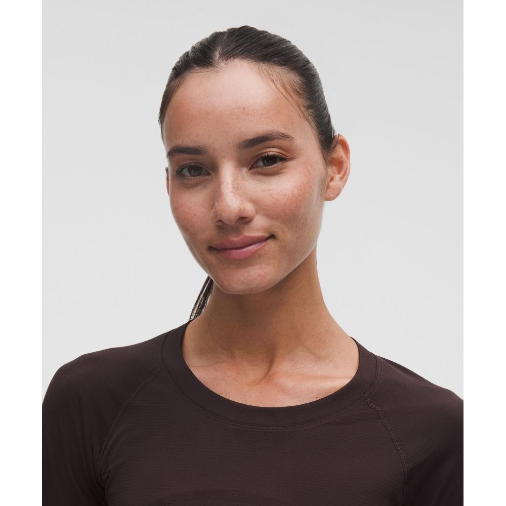 Lululemon Swiftly Tech Long Sleeve Shirt 2.0 Waist Length Sequoia Sequoia