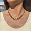 Stainless Steel OT Toggle Clasp Thick Link Chain Necklace For Men Women Hip Hop Chunky Choker Necklace Male Jewelry Gift