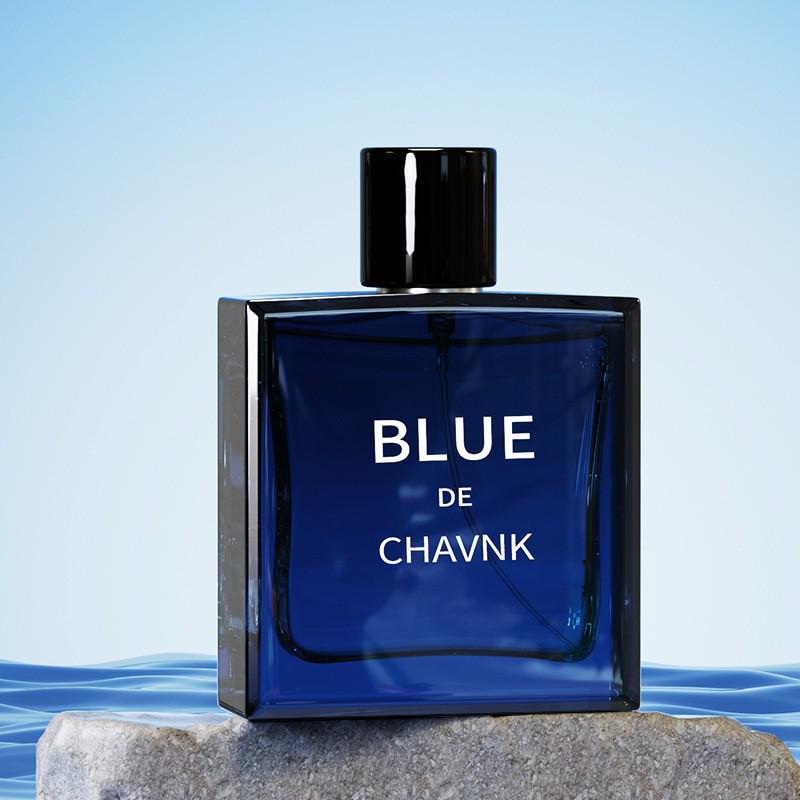 Small Town Yika Azure Men's Perfume 100ml - Long-lasting Fresh Eau de Toilette, Charming Sport.