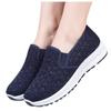 Damenmode, atmungsaktive Wanderschuhe, Mesh-Kristall-Sportschuhe, flacher Boden, lässige Turnschuhe, weicher Boden, modische Mutterschuhe