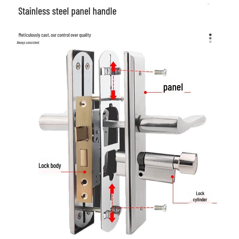 Universal Bedroom Wooden Door Lock