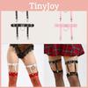 Punk Style Ladies Leg Ring With Metal Leather Y2k Fetish Garters For Party Wear