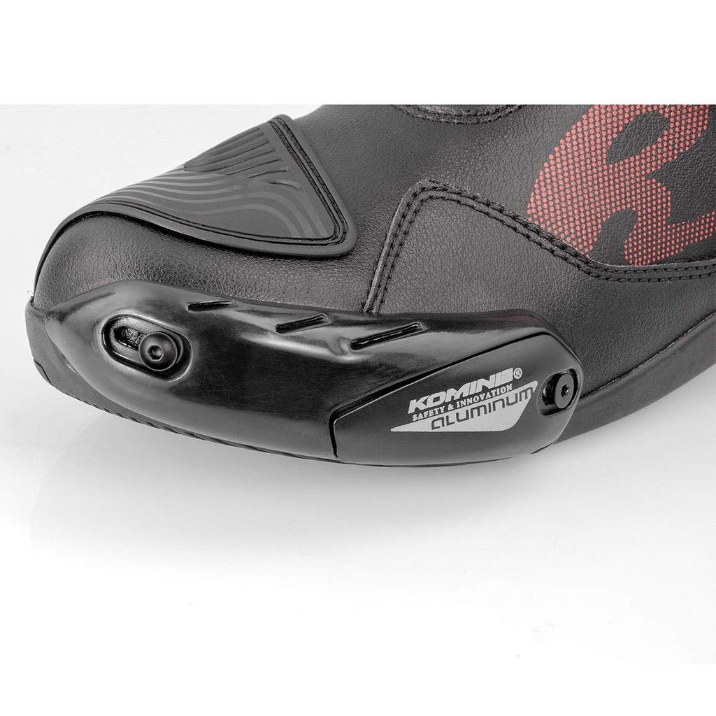 Komine Supreme Racing Boots for Motorcycles White Toe Slider 26.5cm BK-087