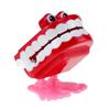Clockwork Toy Creative Shape Big Eyes Jumping Denture Educational Mechanical Toy Halloween Prank Decoration Gift