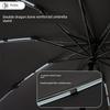 Fully Automatic Reverse Umbrella for Cars, Dual-Use for Sun and Rain, One-Touch Full Retraction, Sun Protection, Foldable with Reflective Strips