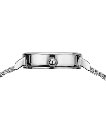 Bering Women's Classic Mini Watch, Silver, Mesh Strap, 11022-004