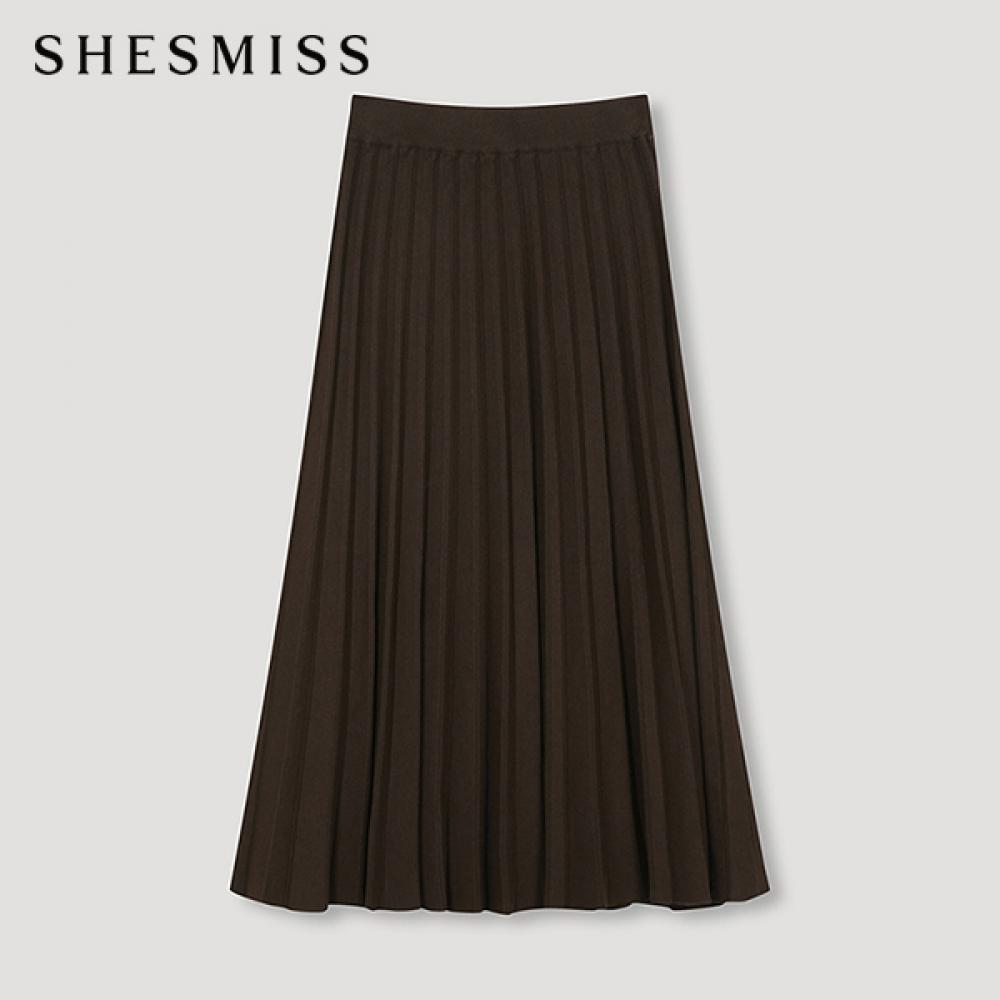 

She S miSS Плиссированная трикотажная юбка SakSkn42510 Dw dark brown/00