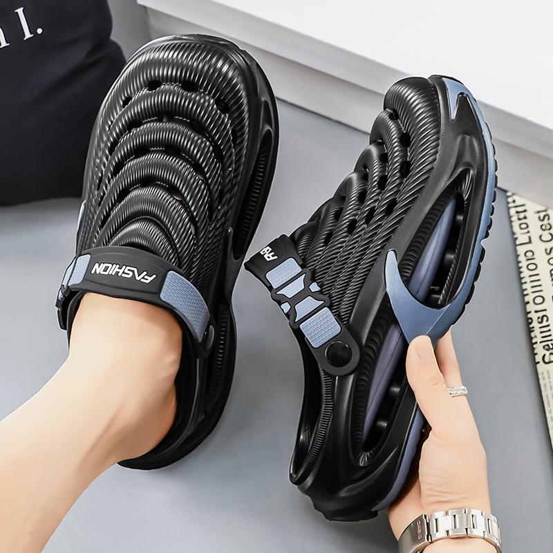 Zoccoli da uomo in EVA leggeri a punta chiusa scarpe da giardino antiscivolo suola morbida Per Spiaggia Giardino Estate Esterno Uso Quotidiano Leggeri