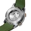 BERNY Men's Mechanical Dive Watch, 20ATM Waterproof, Sapphire Glass, Comfortable Silicone Band, Super Luminous, Automatic & Manual Wind