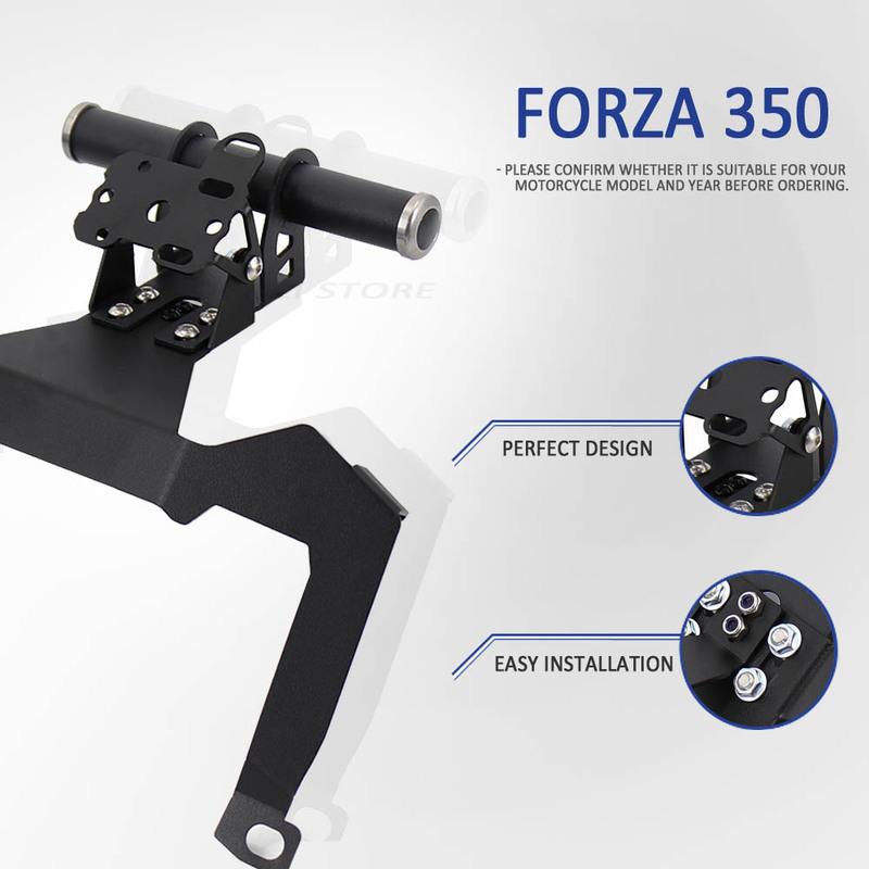 For Honda FOR Forza350 Forza125 Motorcycle FOR Forza-350 Forza-125 Phone Holder Stand GPS Navigator Plate Bracket 2020 2021 2022
