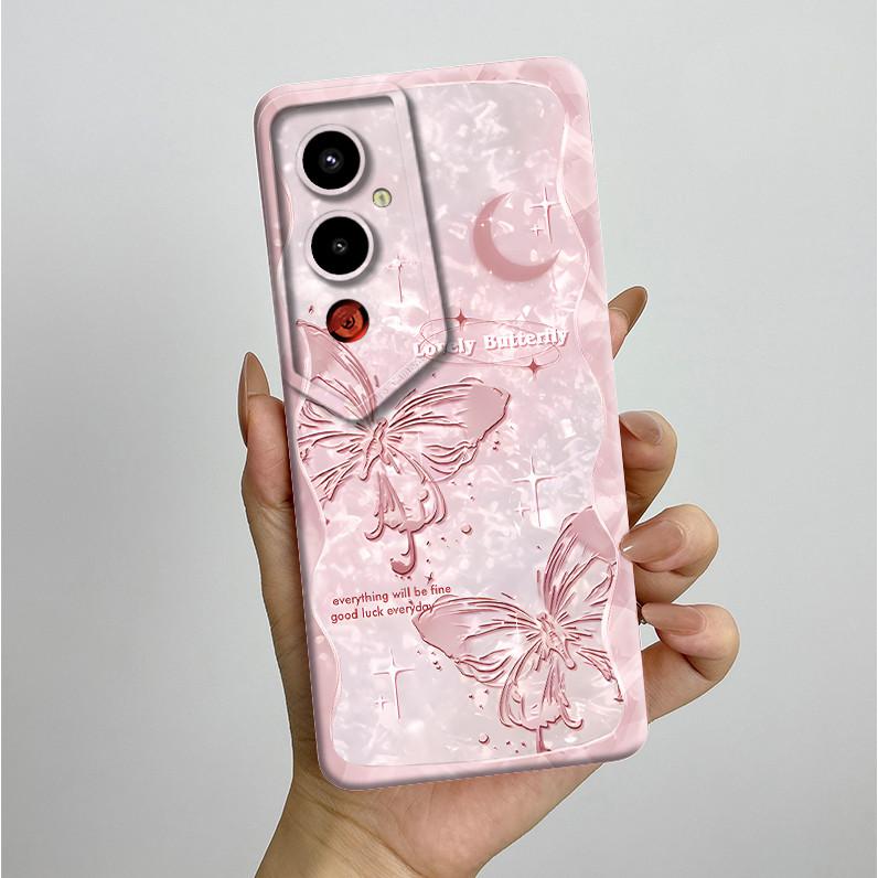 For Tecno Pova 4Pro LG8n Back Cover For Techno Pova 4 Pro Pova4 LG7n Case Silicone Aesthetic Pretty Butterfly Flower Soft Bumper