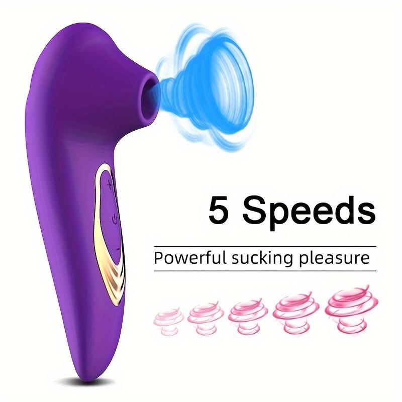 1pc Sucking Vibrator Female Sex Toy Vibrator Couple Flirting Sex Toy Rechargeable Clitoral Suction Stimulator Adult Supplies