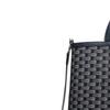 Bally Pennant Palladium Tone Hardware Cotton Denim Shoulder Crossbody Tote Bag Men Bags Blue 6306636