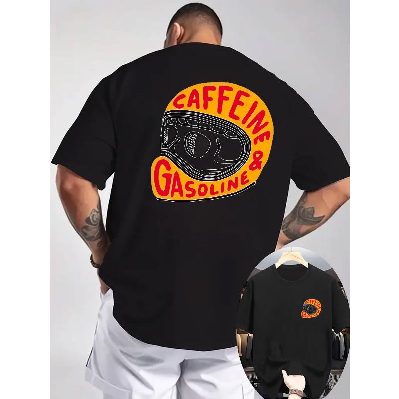 Ny Sommar Herr Casual Kortärmad T-shirt med Rund Hals, med Tryck . Det är uppfriskande och bekvämt, för utomhusaktiviteter