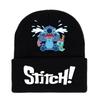 Lilo & Stitch Cartoon Print Knit Wool Hat for Men & Women - Warm Autumn/Winter Beanie