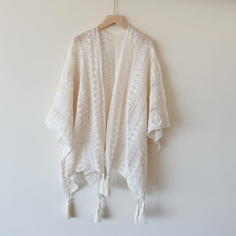 

Источник обрабатывается с использованием поступающих материалов, а чертежи и образцы изготавливаются по индивидуальному заказу.. Вязаная ажурная шаль Женская верхняя дорожная накидка-кейп