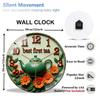 30x30cm Round Wall Clock A Quiet, Trustworthy Element in Your Home or Workspace