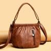 Borsa a Mano da Donna - Borsa a Spalla alla Moda in Stile Retrò con Scomparti Multipli e Grande Capacità per il Trasporto.
