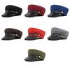 Beret Cap Solid Color Wide Brim Retro Style Casual Cap Sun Protection Keep Warm Head Wear Autumn Winter Cap Captain Hat Streetwear Women Accessories
