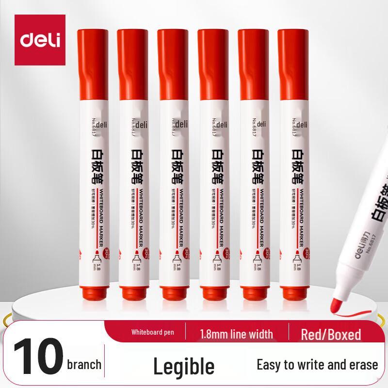 Deli Thick Tip Erasable Whiteboard Marker