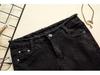 Kadın Siyah Yüksek Bel Skinny Jean, 2022 Kore Stili, Slim Fit, Çok Yönlü Elastik.