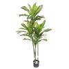 Faux Dracaena Fragrans Tree ABS PU Artificial Dracaena Fragrans Fake Floor Potted Plant for   Living Room Decor