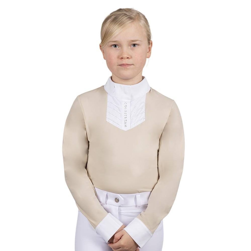 Coldstream Childrens/Kids Next Generation Roslin Crystal Ruffles Show Shirt
