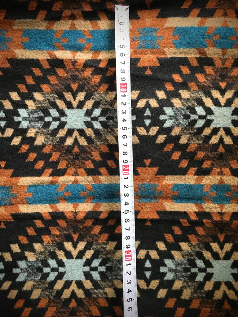 Heavyweight jacquard fabric with Ortega and Native American Perfect for repurposing denim interior and handmade projects patterns. scraps, decor,