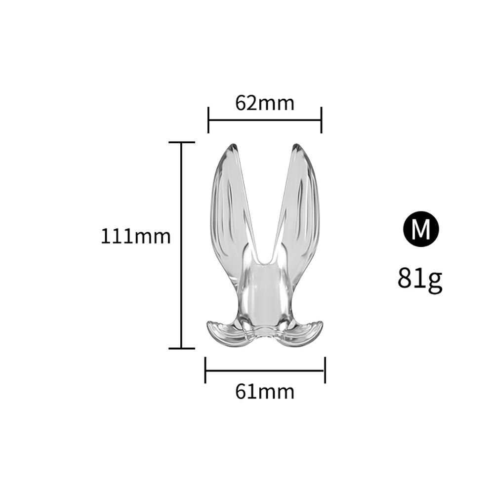 Hollow Anal Plug Dilator Butt Plug Vaginal Anus Tunnel Expansion Prostate Massager Stimulation Adult Products Sex Toy for Couple
