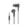 Sony Kopfhörer Tiefbassmodell MDR-XB75AP: Kanaltyp mit Fernbedienung und Mikrofon, schwarz MDR-XB75AP B