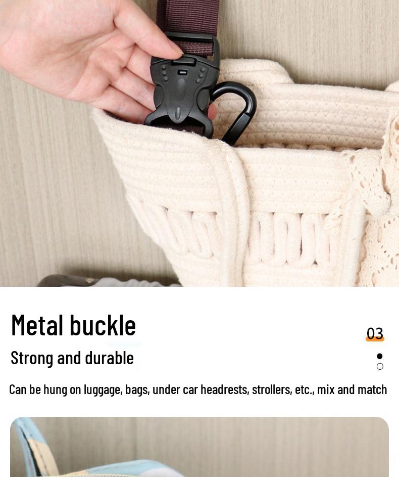 Adjustable Outdoor Backpack Buckle Strap - Portable Hook & Lanyard for Mountaineering and Camping