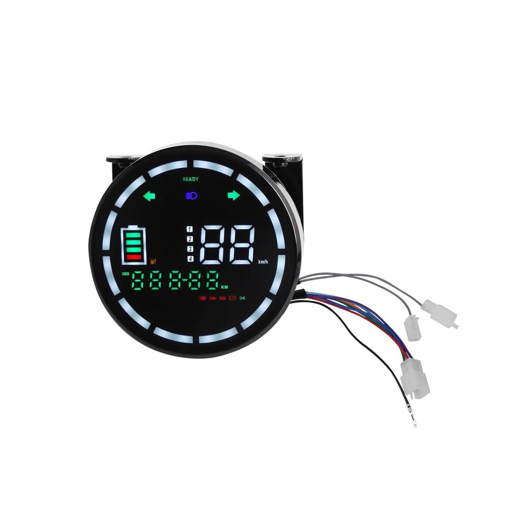Minho 48V-72V Display Control Panel Digital Speedometer for Electric Scooter Bicycle E-Bike,Square Instrument