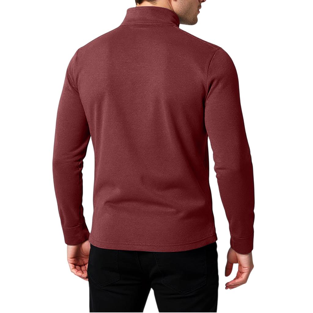 Pánské Volnočasové Stojáček Zesílené Všestranné Volné Límec na zip Hedvábí Dlouhý rukáv Svrchní oděv