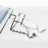 Door Rear Hook Clothes Coat Hat Towel Hanger Door Back Wall Mounted Hooks Cabinet Wardrobe Metal Clothes Hat Home Storage