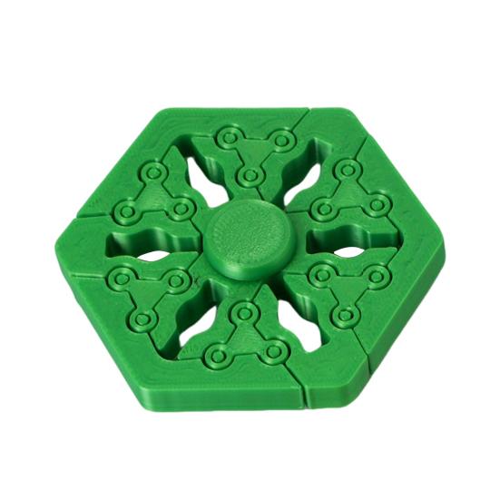 3D tištěný Fidget Spinner Hračka Proti Stresu a Úzkosti Rozšiřitelný Gyroskop na Prst Přenosná Cestovní Senzorická Hračka