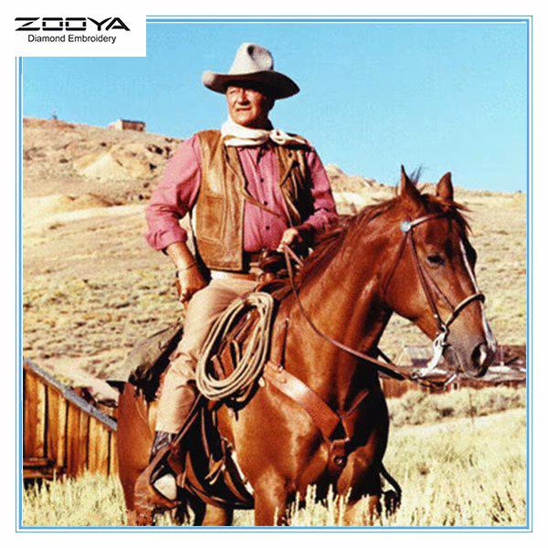 

ЗООЯ DIY 3D круглая алмазная картина Человек Вышивка Крестом Ремесло Стежок Домашний Декор